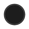 Sous-verres 90mm UNI noir